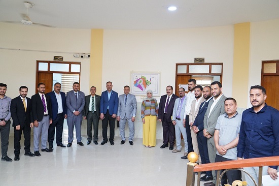 Visit of a ministerial committee to the Upper Euphrates Basin Developing Centre to establish scientific departments in it